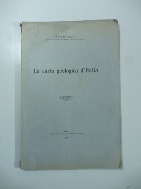 La carta geologica d'Italia